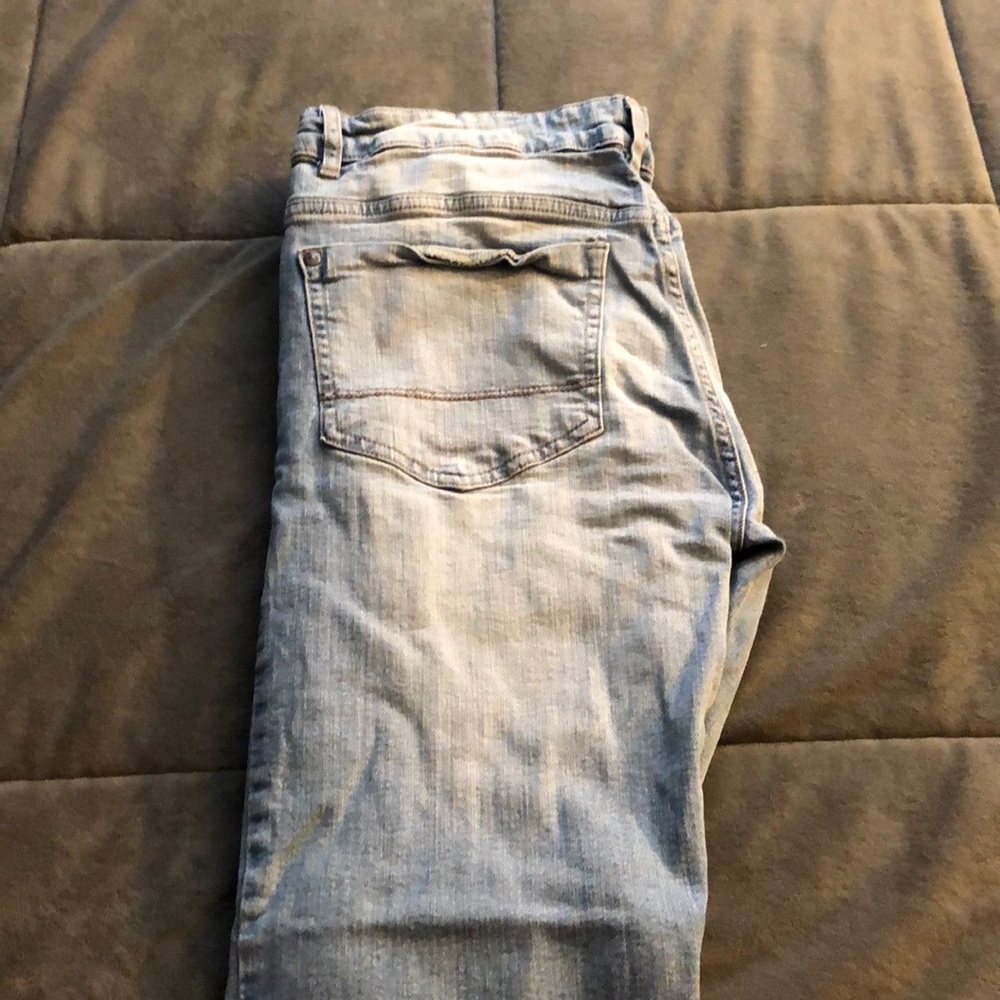 washed jeans